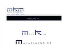 Tablet Screenshot of mkm-talent.com